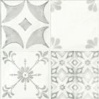 Majolika Grey decor mix Glossy relief