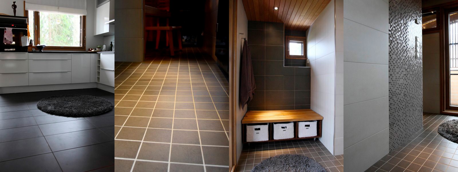 Kylpyhuoneen seinälaatat mosaiikki lattialaatat ABL-Laatat